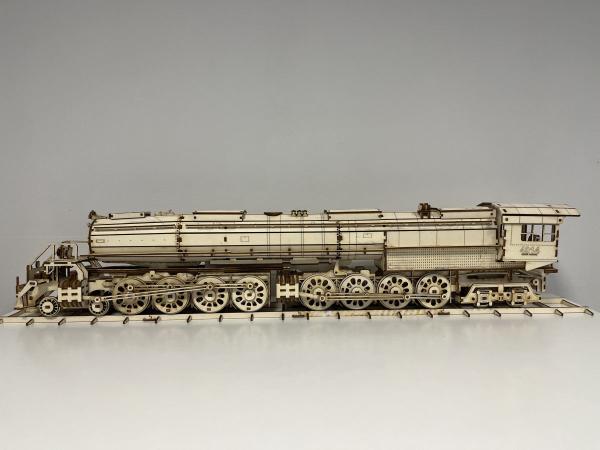 Western Union UP400 (4-8-8-4) Big Boy steam locomotive as a 3D wooden model